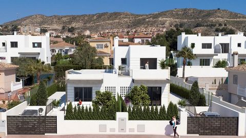 Villas Mitoyennes Près de la Ville et de la Plage à Alicante. Les villas à Bussot disposent de jardins privés avec parking fermé. Le projet avec piscine commune est situé dans un emplacement parfait à seulement 20 minutes de la ville et de la côte. A...