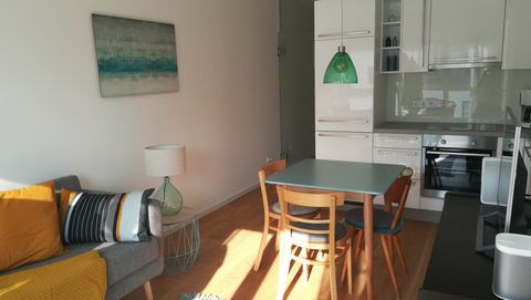 The apartment is located in the attic of a newly renovated house and is in mint condition, cozy, and very comfortable. The kitchen is equipped with all essential appliances (including filter coffee maker, Nespresso machine, toaster, hot water kettle,...