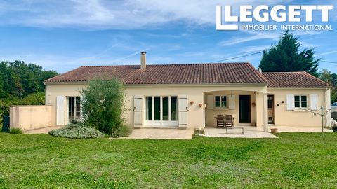 A24689LOP17 - Set in a small village just 6km from the popular spa town of Jonzac and 12Km from the beautiful medieval market town of Pons. Modern single storey house built in 2009 offering large kitchen / dining area with door to a covered terrace, ...