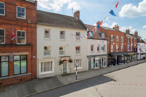 A substantial Georgian townhouse with 6 bedrooms, 5 reception rooms, 3 bathrooms, gardens and parking - located in the heart of the town centre. This prominent Grade II listed property dates back to late C18 and has remained in the same family owners...