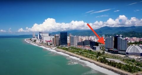 Selling an apartment for investment in Batumi A 35.3 sq.m studio right by the sea PRICE 28 600 A designer residential complex in Loft style in the largest resort in Georgia. The facades are lined with red clinker brick and black panels. Panoramic gla...
