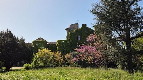 Vid portarna till Avignon, slott från 15-talet med en boyta på 580 m² byggt på 3 våningar i en trädbevuxen park på 1 hektar, varav en del är odelat. På bottenvåningen kommer du att upptäcka en entréhall som fördelar 4 kontor, varav 3 för närvarande h...