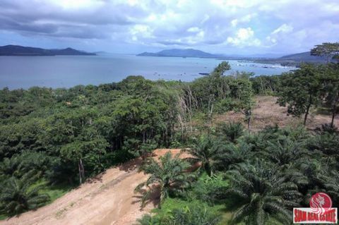 This terrific land plot is on a sloping hillside with flat land on the top. Sea views can be seen from most areas of the land with a beautiful Phang Nga Bay view. The land plot is near many everyday conveniences such as town, beach, markets and Phuke...