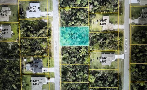 Vacant lot is located in the rapidly growing city of North Port. Whether you're looking to build your dream home, expand your investment portfolio, or enjoy a piece of Florida's natural beauty, this lot offers endless possibilities. Situated in a pea...