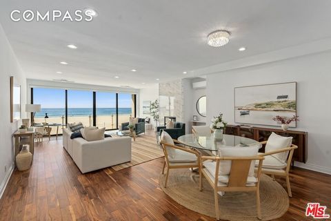 OCEANFRONT ONE LEVEL STUNNER THAT WAS JUST FULLY REMODELLED - 2 BEDROOMS + DEN + 2.5 BATHS WITH HIGH CEILINGS THROUGHOUT PERFECTLY SITUATED ON THE MARINA PENINSULA. Gorgeous space with wide ocean front view, balcony, in-unit laundry, AC/heat, and app...