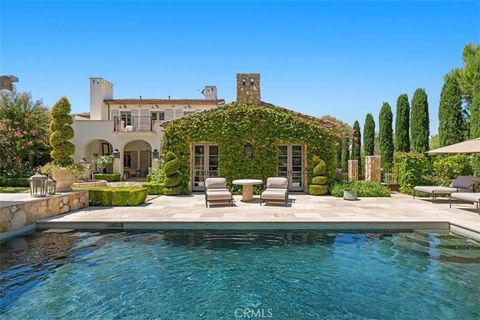 Extraordinary European custom estate by way of Shady Canyon. Nestled in the prestigious hideaway of Shady Canyon, this architectural gem invites you into a world of refined luxury. A Pridemark and EBTA collaboration completely transformed in 2014 wit...