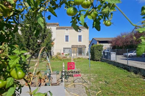 A moins de 10 minutes de BRAM - Située sur la commune d'Alzonne - Elodie CARAYON vous présente en exclusivité une charmante maison, 3 faces, d'une surface de 116m² habitables avec jardin et garage non attenant. Venez découvrir ce bien à rafraîchir co...