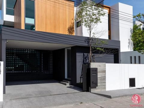 Chiang Mai. This exquisite 3-bedroom, 4-bathroom home offers 310 sqm of thoughtfully designed living space across two floors. As you enter, you are greeted by a spacious, light-filled living area that seamlessly connects to a modern Western kitchen?i...