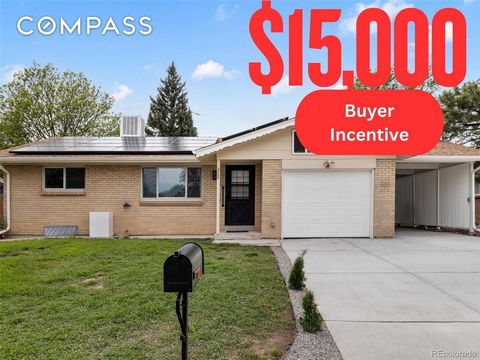 Welcome to your dream home in vibrant Arvada! This beautifully updated ranch-style home offers the perfect combination of modern convenience and thoughtful upgrades. Nestled in a peaceful neighborhood, this 3-bedroom, 2-bathroom gem is move-in ready ...