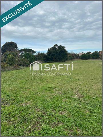 Jolie terrain de 825m2 plein cœur de la Cotiniere