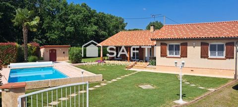 Villa de plain-pied avec piscine