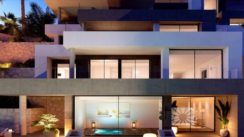 Este nuevo apartamento T4, superficie 122 m2, terraza 48 m2, zonas comunes 63 m2, se compone de tres dormitorios, todos con salida a una terraza para disfrutar del sol y del Mediterráneo; La cocina se abre al salón que, a su vez, se abre a una terraz...