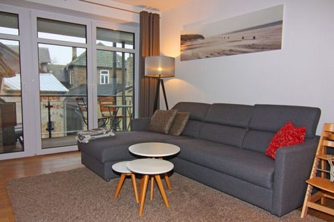Newly built holiday apartment - bright and friendly - on the 1st floor of an apartment building directly on the Baltic Sea beach in the idyllic marina of Orth. The modern and newly furnished apartment has a living-dining area with an integrated kitch...