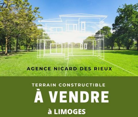 Très beau terrain constructible sur la commune de LIMOGES. Dans un environnement clame et proche de toutes commodités (bus, commerces ). Venez construire votre maison sur une parcelle de 668 m2 non viabilisée. Aucun constructeur n’est réservé. La pré...