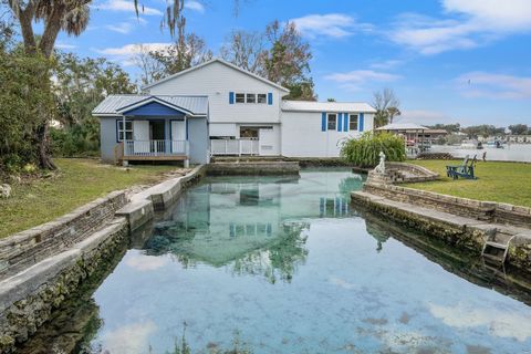Embark on a rare opportunity to own this enchanting home in Crystal River, Florida. Indulge in the magic of swimming with manatees in the warm springs right from your own whimsical retreat. This property is now for sale, offering you the chance to be...