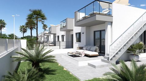NEW 2-BEDROOM TOWNHOUSE IN EL VERGEL~~New Build residential complex of townhouses and semi-detached villas with communal pool in El Vergel.~~Beautiful one level modern properties with 2 and 3 bedrooms, 2 bathrooms, open plan kitchen with living room,...