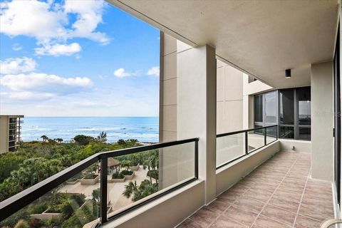 This fully furnished Gulf-front Promenade Longboat Key condo features a nearly 200SF terrace facing South and West, offering sea breezes and views of downtown Sarasota to the Southeast, Longboat Key to the South and the gentle Gulf of Mexico surf to ...