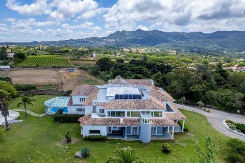 Located in Sintra. Majestic and luxurious 6-bedroom property, located near the UNESCO hills of Sintra, near Lisbon, Portugal. Offering panoramic views of the surrounding hills, palaces, and even up the ocean, this property features contemporary archi...