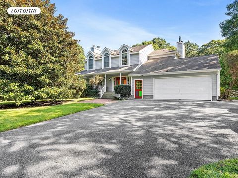 Nestled between the sweet magnolia trees, down a long private road, you will discover a beautiful colonial home with a large welcoming porch. Nearby is the East Landing Peconic Bay Beach, this pool home is surrounded by lush mature landscaping, perfe...