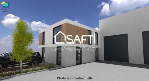 Type C1 building for the installation of a service company in a business park. Total usable surface area of ??506 m² and available for the second half of 2024. (4 other buildings of similar configuration with more or less surface area are still avail...