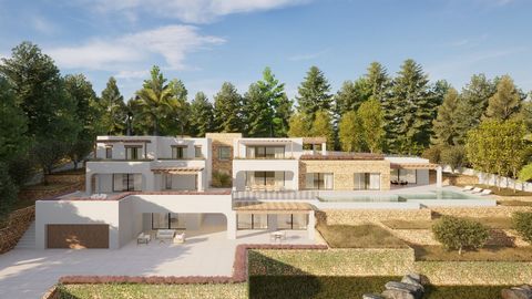 Nieuw te bouwen luxe moderne villa met zeezicht gelegen in Andrago, Moraira. Deze nieuwgebouwde residentie combineert moeiteloos modern design met een vleugje Ibiza-stijl en biedt een unieke leefomgeving met een oriëntatie op het zuidoosten. Het klei...