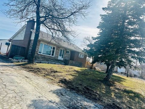 HUGE LOT!!!!! Attention Investors & builders, 20,000 sq ft of lot. Enjoy country side view in city. close to all major highways. 2 mins from 407, 3 bedroom bungalow with 1 bedroom basement apartment, seperate entrance. detached garage/ workshop. 2 en...