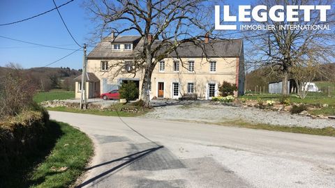 A26579DLO23 - Show casing this beautifully presented 5 bedroom house and 3 bedroom gite. Surprisingly large, bright and spacious country house, barn , garage, workshop,, gardens and land, with lovely views over the Creuse countryside. Information abo...