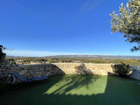 Close to the town centre and shops, this exceptional house offers 235 m² of living space with panoramic views over the Alpilles and the Luberon. The entrance to the house opens onto a magnificently vaulted living room with floor tiles in perfect cond...