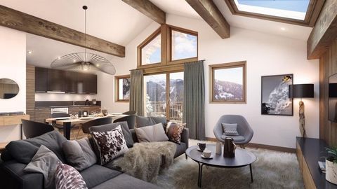 New build development in the heart of Champagny-en-vanoise. Small residence with only 38 apartments, from 1 bed with cabin to 2 bed with cabin. Prices from 380,000 to 560,000 euros, excluding VAT. Quality built with spacious living spaces and large b...