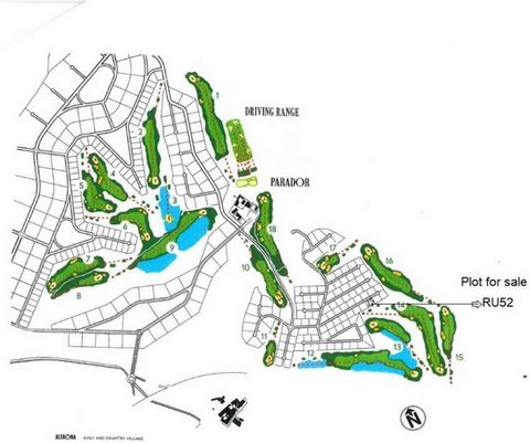 *1ST LINE GOLF PLOT, for residential use in ALTAONA GOLF , with an area of 1009 m2, rectangular in shape. With a buildable area of 564,50m2 and a maximun foor print of 35% . Maximum height 6m. and 2 storeys.* Altaona Golf and Country Village, an excl...