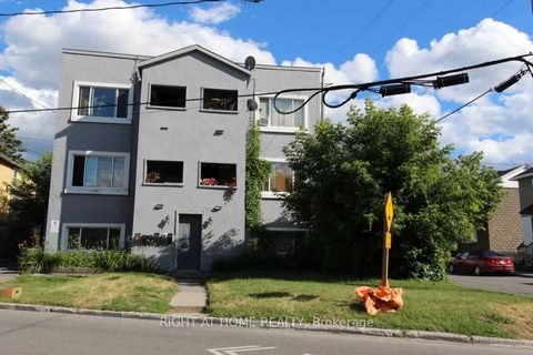 INVESTMENT Opportunity! SIX-UNIT apartment building. A great CENTRAL LOCATION: easy access to shopping, parks, trails, transit, and just minutes from downtown Ottawa. All the units are extremely spacious 1 bedroom apartments. Current rents: Apt. 1 - ...