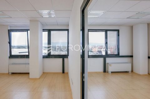 Zagreb, Dubrava, office space 240 m2 on the 1st floor of a newly built office building. It consists of an entrance area (reception), a corridor, 7 office rooms, a server room, and men's and women's toilets. The space is rented empty. Security service...