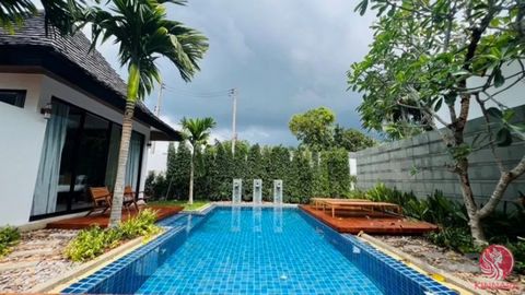 Located in a gated community within one of Phukets most prestigious residential areas, these single-story villa-style homes are nestled against a dramatic mountainous backdrop. The villa boasts a private pool. These contemporary Balinese-style villas...