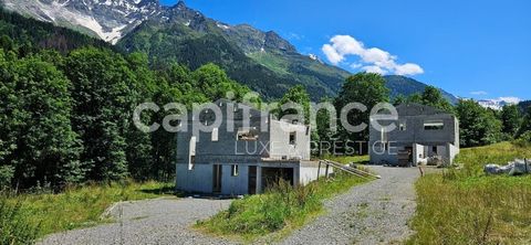 A VENDRE 2 CHALETS en cours de construction LES CONTAMINES MONTJOIE (74)