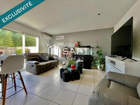 Maison contemporaine en duplex, 3 chambres, 2 points d'eau, Centre ville de Gujan.