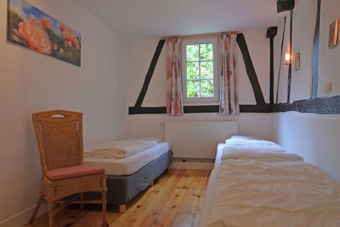 This half-timbered farmhouse dating from 1780, which has been converted into a beautiful holiday home, is located in the quiet village of Oberrarbach. This charming holiday home is comfortably furnished and fully equipped, for example with a modern k...