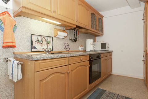 Resting in Grevenstein (Meschede), this is a 1-bedroom apartment that makes an awesome stay for a small family or 3 persons. The flat has a spacious balcony facing south, from where you have a completely unobstructed view of the village and the surro...
