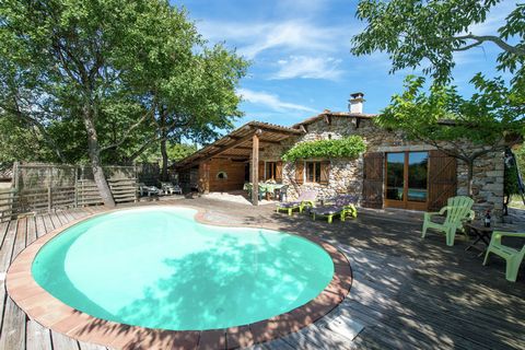 Located in Ardèche, this 2-bedroom holiday home is perfect for couples on romantic getaway or a family travelling with children. Situated in the countryside, this home also has a private swimming pool. The scenic rivers Beaume, Chassezac and Ardèche ...