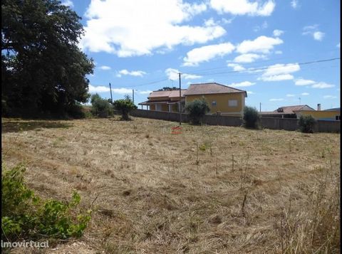 Excellent land with possibility of construction 4 km from Fatima with 1200m2, two road fronts, Accepts proposals for property exchange of identical value.