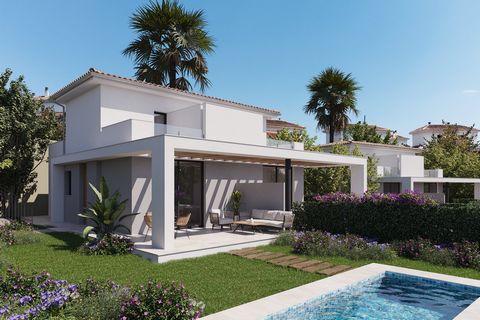 This newly built semi detached villa is located in a new, exclusive residential complex of 158 semi-detached and detached villas where you can enjoy a modern lifestyle. The ideal place to enjoy the Mediterranean life on the coast of Mallorca. This pr...