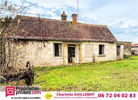 -36240 - Ecueillé - 3 room house to renovate- 49m2-825 m2 of land- ___________________________________________________ Only 2 klm from all amenities (school, college, medical center, bakery, hairdresser, florist, supermarket...), this house to renova...