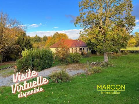 MARCON IMMOBILIER - CREUSE EN LIMOUSIN - Réf 88329- 10 min from Guéret Your agency Marcon Immobilier proposes you in exclusivity this house on basement with access from the garden to the living rooms, close to shops, schools and health institutions. ...