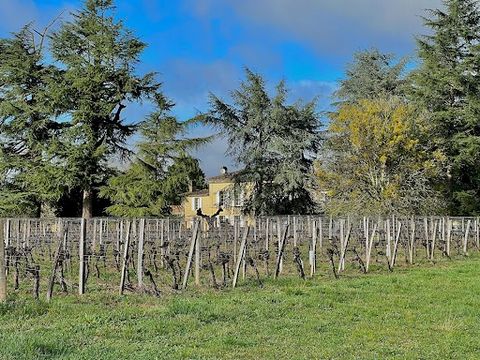 Between Saint Emilion and Castillon, this beautiful formal Girondine, built in the 1900s, has an attractive cut stone facade and sits in extensive mature gardens. The house has an elegant facade and graceful architecture. For several decades it has b...