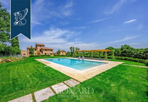 This charming agritourism resort for sale is the result of the careful renovation of a 17th-century farmhouse, located on top of a lovely Tuscan hill that overlooks the enchanting Montepulciano. This setting makes it an ideal place to discover the mo...