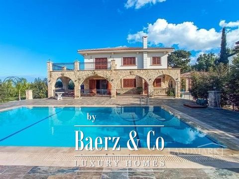This impressive unique villa is located right in the heart of the quaint Cypriot village of Ozankoy, in Kyrenia. Its location is perfect with views of both the mountains and the Mediterranean Sea. Internally there is a spacious lounge with nature sto...