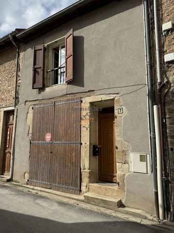 St Affrique, close to the town centre in a pleasant area close to the river, stone townhouse with garage. 46m2 of living space, living room of 18m2, one bedroom, bathroom, pantry, garage. Plan for some refreshment. Ideal 1st acquisition, rental inves...