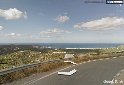 Located in . Fairly large plot of building land (about 9000 m2), located south of the Cretan village of Milatos. From its elevated position, the land enjoys uninterrupted views of the sea, the countryside and coastline of Milatos and the hills. It ha...