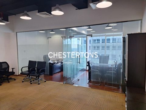 Located in Dubai. Unlock the potential of your business with this fully furnished and fitted office at Burlington Tower, Business Bay. Step into a workspace tailored for success, featuring partitioned cabins, a welcoming reception area, meeting room,...