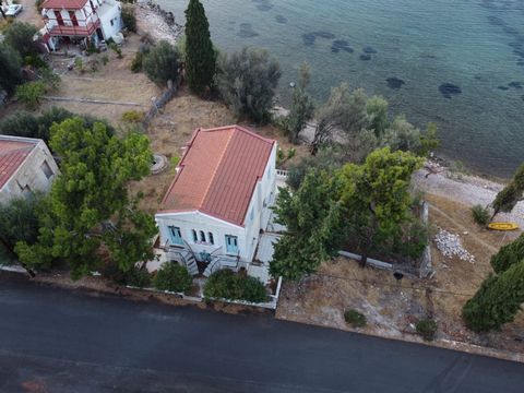 Unique property located on the port of Mandraki (residential peaceful side of the island), directly on the beachfront of what may be considered the only 