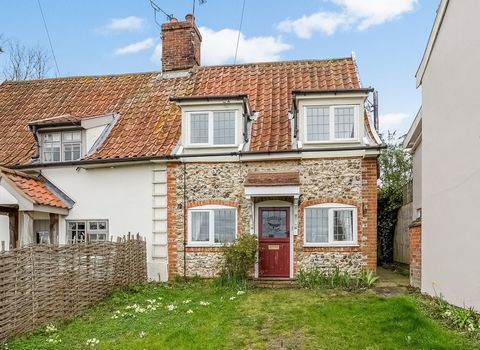 Plenty of Period Character. Drenched in character, this charming 19th century brick and flint cottage boasts a garden studio, two first floor bedrooms and a ground floor bedroom with ensuite shower and is embraced by stunning countryside. Just a ston...